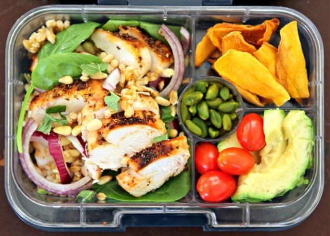 Healthy lunch box options